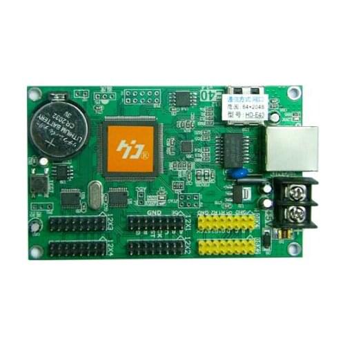 HD-X53 S66 single dual color display LED electronic moving text signs rgb led panel huidu HD led