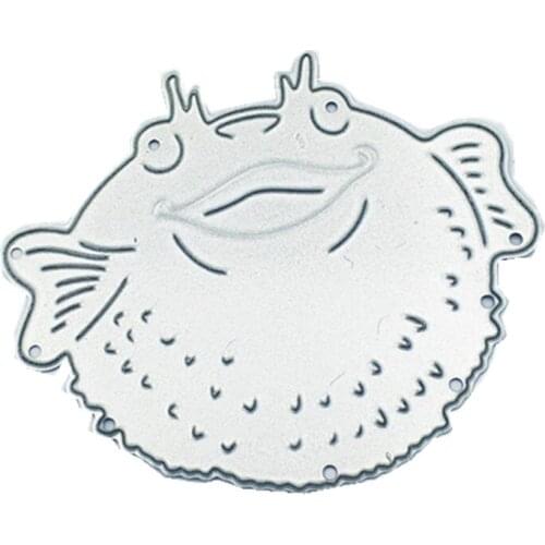 Metal Pufferfish paper die cutting dies for Scrapbooking/DIY Easter wedding Halloween Easter card