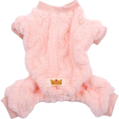 New Solid Winter Dog Jumpsuit Cat Coat Puppy Warm Coat Pet Hoodie Jacket 5 Sizes 6 Colours