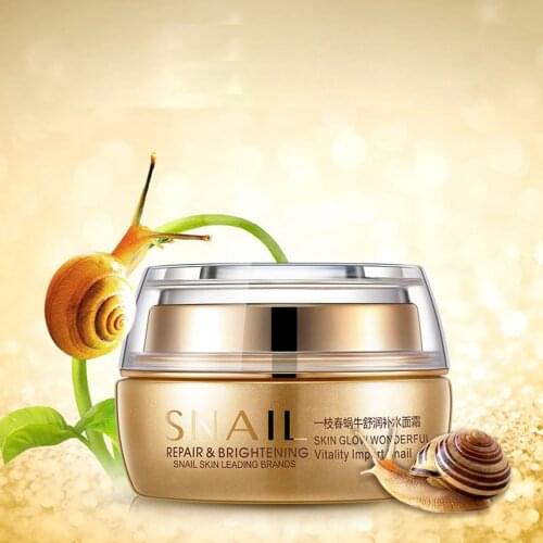 50g Face Care Essence Nutrition Snail Cream Facial Moisturizing Anti-Aging Anti Wrinkle Day Snail Face Cream Makeup