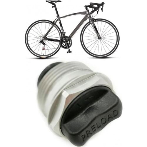 Mountain Bike Bicycle Black Durable Mountain Bike Bicycle Plastic Front Fork Practical Portable Adjustment Knob Lock Wear-Resist