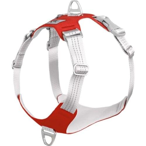 Adjustable Breathable Dog Harness Reflective Collar Safety Strap Belt Mesh Vest Q0KA