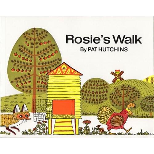 Rosies Walk by PAT HUTCHINS Classic picture book English reading book kids children early education for 2-6 years