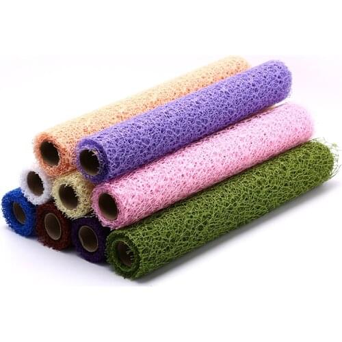 1Roll/5M Organza Bouquet Wrapping Gauze Mesh DIY Craft Supplie Children Hand Scrapbook Tools Wedding Party Decor Hangings