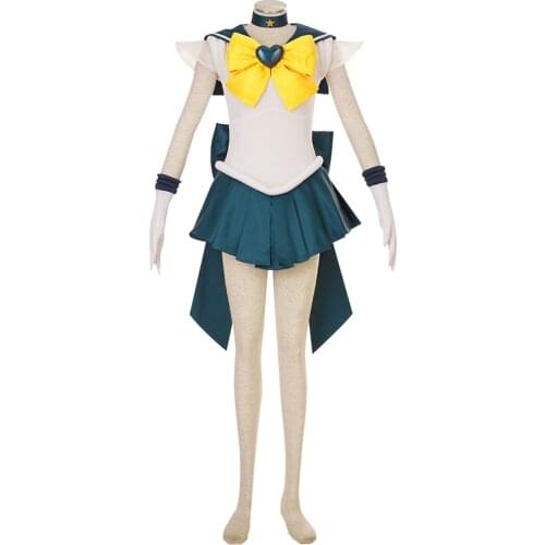 Sailor Moon Womens Sailor Uranus Tenoh Haruka Hino Rei Minako Aino Mercury Super S 3rd Cosplay Costume Dress