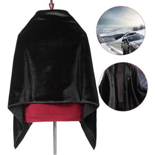 Electric Heating Scarf USB Heated Warm Shawl Carbon Fiber Heating Scarf For Car Sofa Chair Soft Heated Shawl