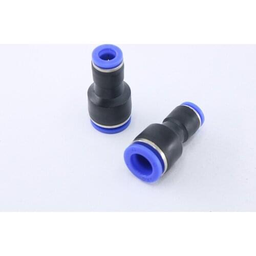 Blue pneumatic connector PG Pneumatic fittings Straight connector diameter 6/8/10/12/14/16 mm series