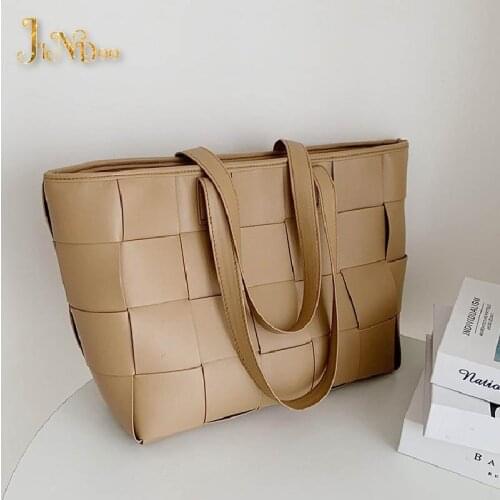 Women Style Winter Bag Large Tote Women Shoulder Bag Luxury Designer Bags PU Leather Elegant Female Office Handbags White 2021