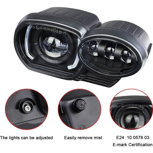 K1200R Headlight Upgrade Replacement Motorcycle Led Headlamp for BMW K1200R 2005~2009 K1300R 2010~2013