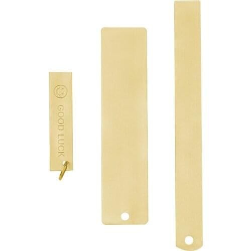 Vintage Sewing Tools Ruler Bookmarks Mini Small Metal Rulers Painting Cartography Ruler School Supplies Dual Scales 6/12/15cm