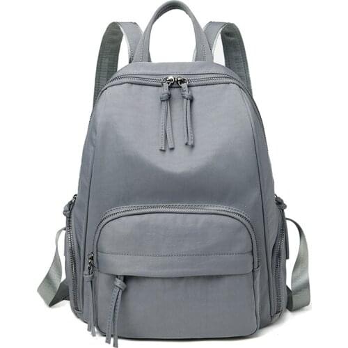 Backpacks Women Leather For Girls Female Shoulder Bag Multifunction Traveling Backpack High Capacity Bag Mochilas Travel C1662