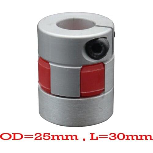 Hot sale 1pc XB Coupler Aluminium Plum Flexible Shaft Coupling D25L30 Motor Connector Flexible Coupler