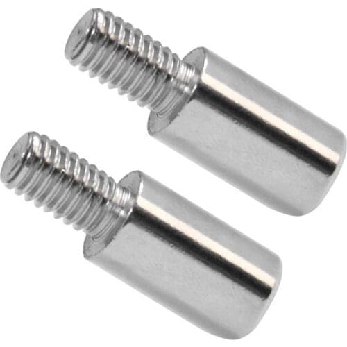 2PCS Boxing Game Player Chrome Arcade Joystick Shaft Extender 15mm Extension Rod For SANWA Joystick Zippyy Joystick Games