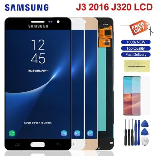 5.0" Original LCD For Samsung Galaxy J3 Pro LCD Display Touch Panel Digitizer Replacement For Samsung J3110 J3119 Lcd Screen