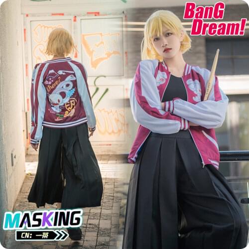 Anime Bang Dream! Sato Masuki Cosplay Costume RAISE A SUILEN Coat Christmas Halloween Free shipping CG856LHY