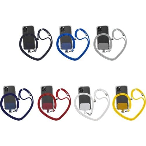 Safety Anti-lost Diagonal Strap Mobile Phone Lanyard Universal Crossbody Nylon Patch Phone Lanyards Mobile Phone Strap Lanyard
