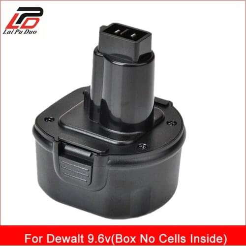 For Dewalt 9.6v NI-MH NI-CD Rechargeable Battery case Plastic Shell( Box No Cells Inside)