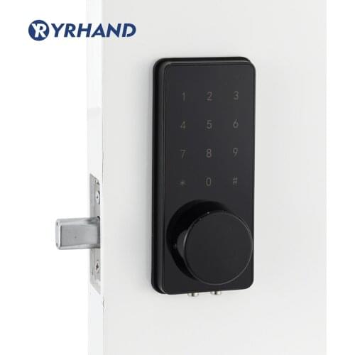 Keyless Digital Door lock Mini Electronic deadbolt Card Code Door Lock Unlock With Code,M1 Card, And Mechanical Key