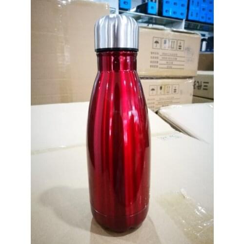 Hot New Style Creative 304 Insulated Cup Spacious Stainless Steel Coke Bottle Outdoor Sports Bottle Custom