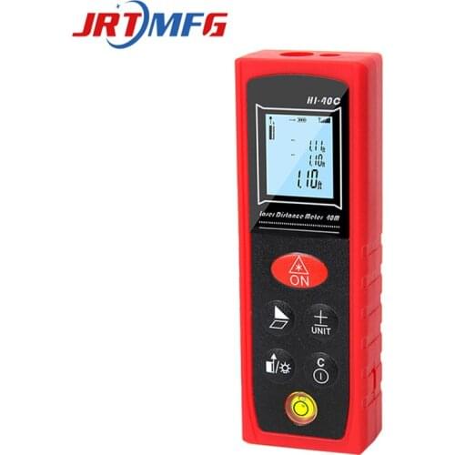 JRTMFG Factory Direct Sale Laser Rangefinder High Accuracy Level Bubble Mini Handheld Portable Electronic Laser Distance Meter