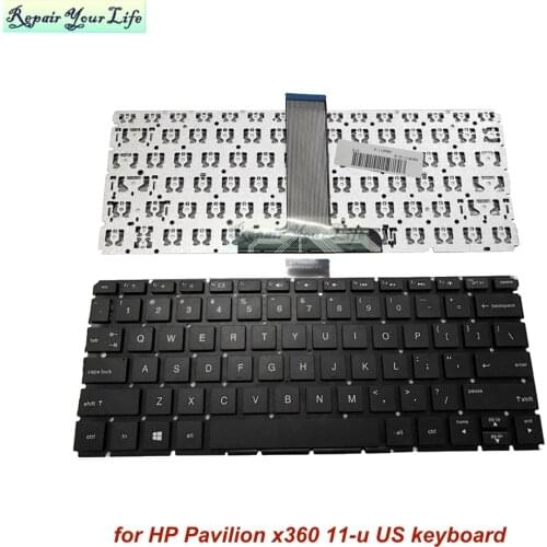 US English Keyboard for HP Pavilion X360 11-U 11T-U 11-U100 11-u005la 11-u015la 11-u000ns 11-K US Laptop Keyboard Free Shipping