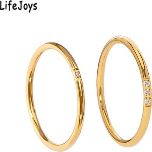 Lifejoys Rings With Cubic Zirkonia For Women
