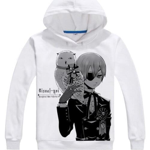 NEW Anime Manga Kuroshitsuji Black Butler Ciel Hoodie Cosplay Sweatshirt Hoodies