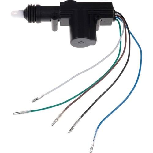 New Motor 5 Wire 12V Car Auto Heavy Duty Power Door Lock Actuator Slave Actuator Solenoid Central Locking