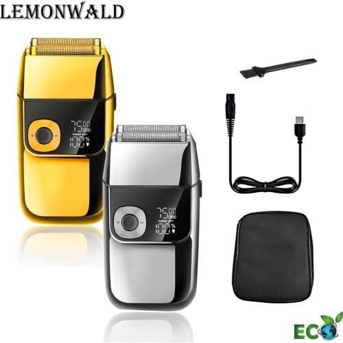 Original Barber Professional Beard Hair Shaver For Men Electric Shaver Rechargeable Electric Razor Balds Shaving Machine