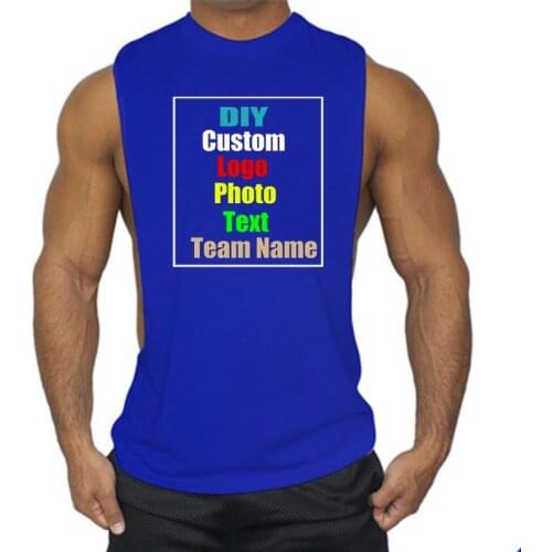 Personalized custom mens loose sleeveless sweat-absorbent breathable waistcoat with logo