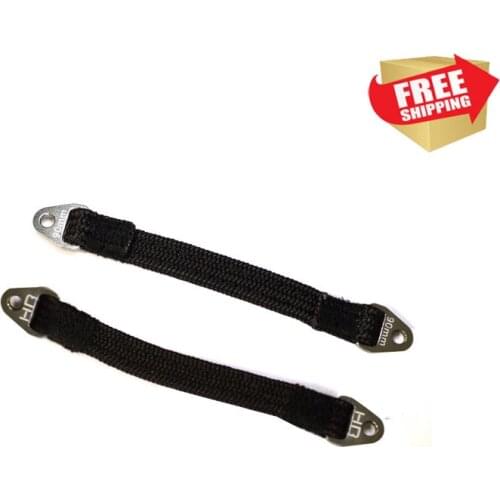 RC Radio control car HR Suspension Travel Limit Straps 90mm (Gunmetal)(2) for Traxs Slash option upgrade parts