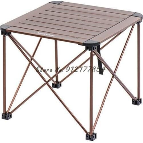 Portable Outdoor Folding Table And Chair Aluminum Alloy Picnic Camping Table Outdoor Barbecue Table And Chair
