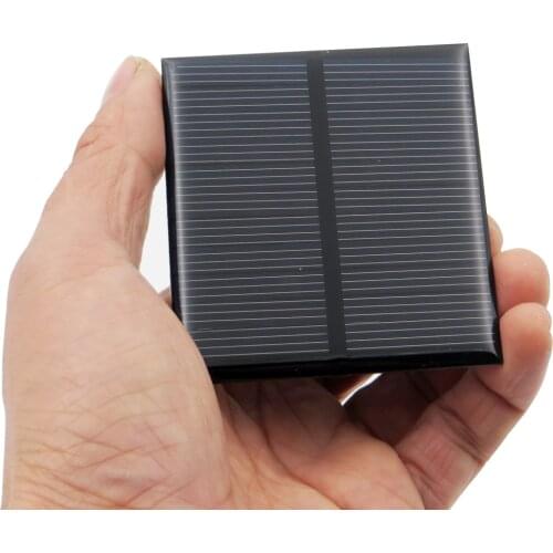 5.5V 110mA 0.6Watt 0.6W Solar Panel Standard Epoxy Polycrystalline Silicon DIY Battery Power Charge Module Mini Solar Cell toy