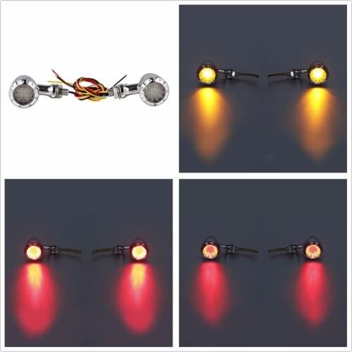 Motorcycle LED Brake Blinker Running Light Turn Signals For Harley Cruisers Choppers Custom Bikes Accessories