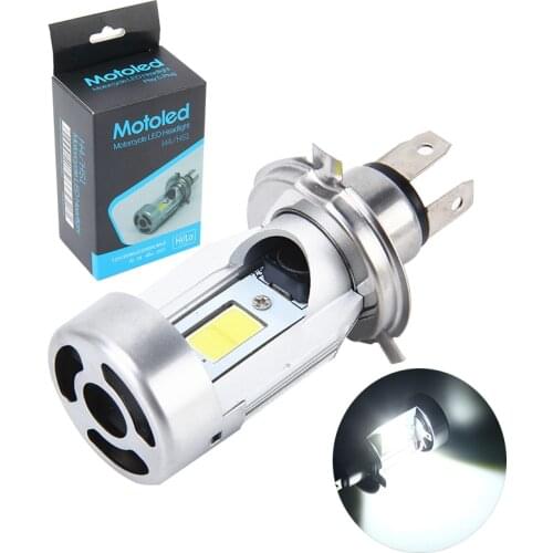 H4 HS1 Hi/Lo LED Motorcycle High/Low Beam Bulb 12V Motorbike Headlight lamp