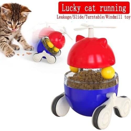 Pet supplies Pet supplies tumbler cat turntable leaking food ball funny cat car self-hey toy