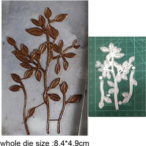 Plants Wildflowers New 2021 Metal Cutting Dies For DIY Scrapbooking Paper And Card Making Decorative Embossing Dies Craft Dies