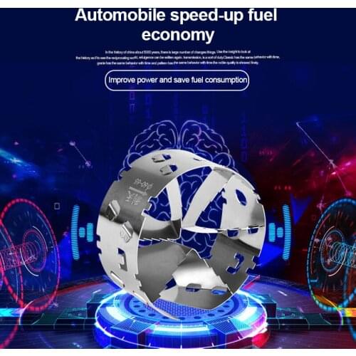 TopSpeed Car Turbocharger Car Turbocharger Adapter Air Intake Gas Fuel Saver Fan Modified Accelerator Turbine Intake Fuel Saver