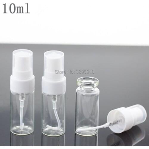 10ml Spray Bottle Travel Small Empty Glass Atomizer Perfume Bottles Mini Liquid Essential Oil Cosmetic Container F687