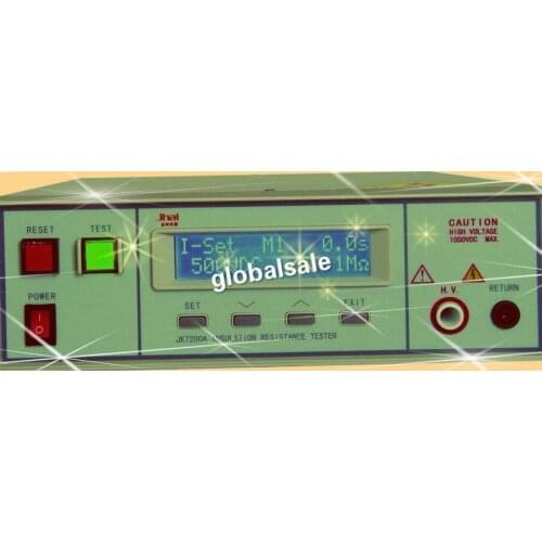 FREE SHIPPING Jinke JK7200A insulation resistance tester Safety tester with sound and light alarm