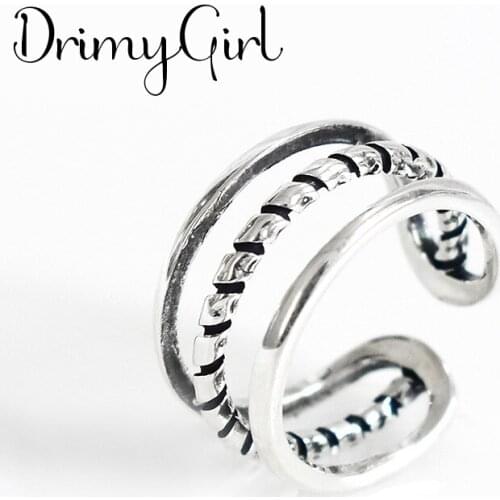 Boho Gothic New Layer Chains Rings For Women Men Jewelry Birthday Gift Romantic Wedding Engagement Drop Shipping