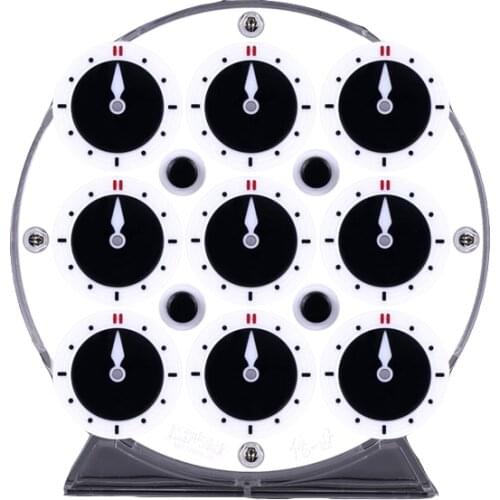 Qiyi Clock Mofangge Magnetic Magic Cube Clock Timer Speed Cubing Chuanshi Clock M Cube Puzzle Toys For Cubing Competition