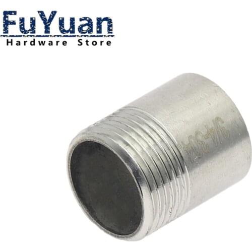 1pcs SS 304 Stainless Steel Fittings 1/4" 3/8" 1/2" 3/4" 1" 1-1/4" 1-1/2" 2" Male Threaded Water connection Adapter