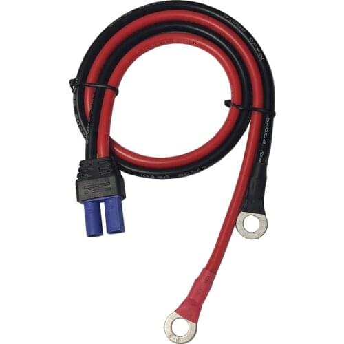 JKM 10AWG EC5 To 8mm O-Type Terminal Line EC5 Adapter Cable Conversion Emergency Start Power Plug Car Accessories