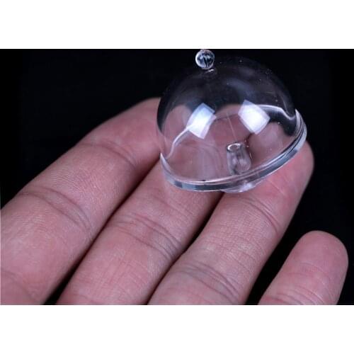 Dollhouse Miniature 1/12 Scale Clear Dessert Snack Can Pot with Lid for 12th Dolls House Accessories 3CM Newest