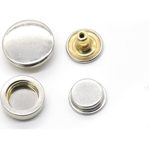 100set brass snap fasteners.Clothing accessories Sewing snaps tools Environmentally Invisible snap high quality jacket buttons