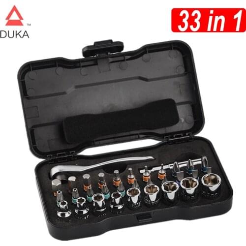 Xiaomi DUKA 33 In 1 Multi-purpose Ratchet Wrench Screwdriver S2 Magnetic Bits Tools Set ATuMan RS2 DIY Household Repair Tool