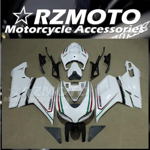 New ABS Injection Mold motorcycle Fairings kits Fit For Ducati 1098 848 EVO 1198 2007 2008 2009 2010 2011 2012 white red green