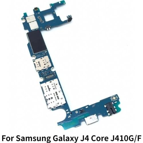 Original Unlocked Logic Main Board For Samsung Galaxy J4 Core J410G J410F Motherboard Mianboard With Full Chips