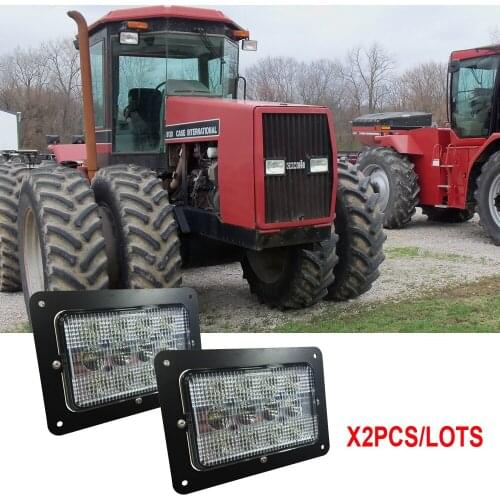 2pcs 6x4 Led Headlights For Steiger Tractors CR1225,CR1280,KR1225,KR1280,CP1325,CP1360,CP1400,KP1325,KP1360,KP1400++ 60-6730T91